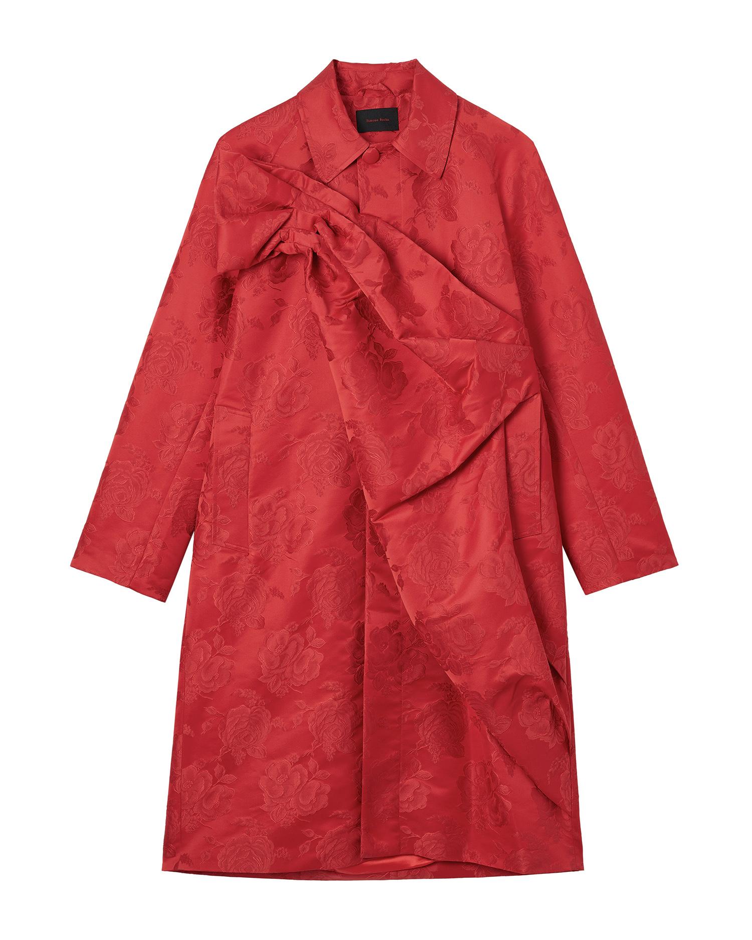 Embroidered coat by SIMONE ROCHA