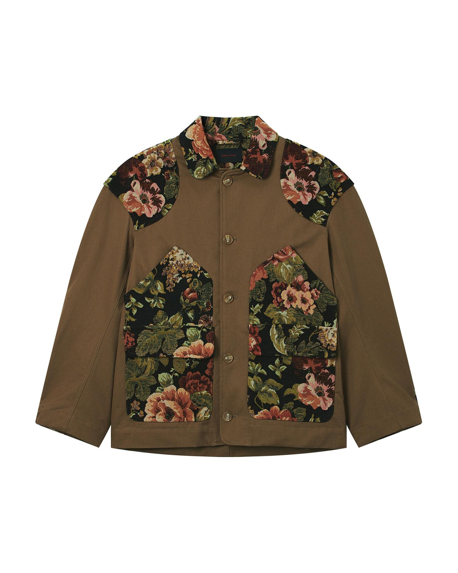 Floral patch jacket by SIMONE ROCHA