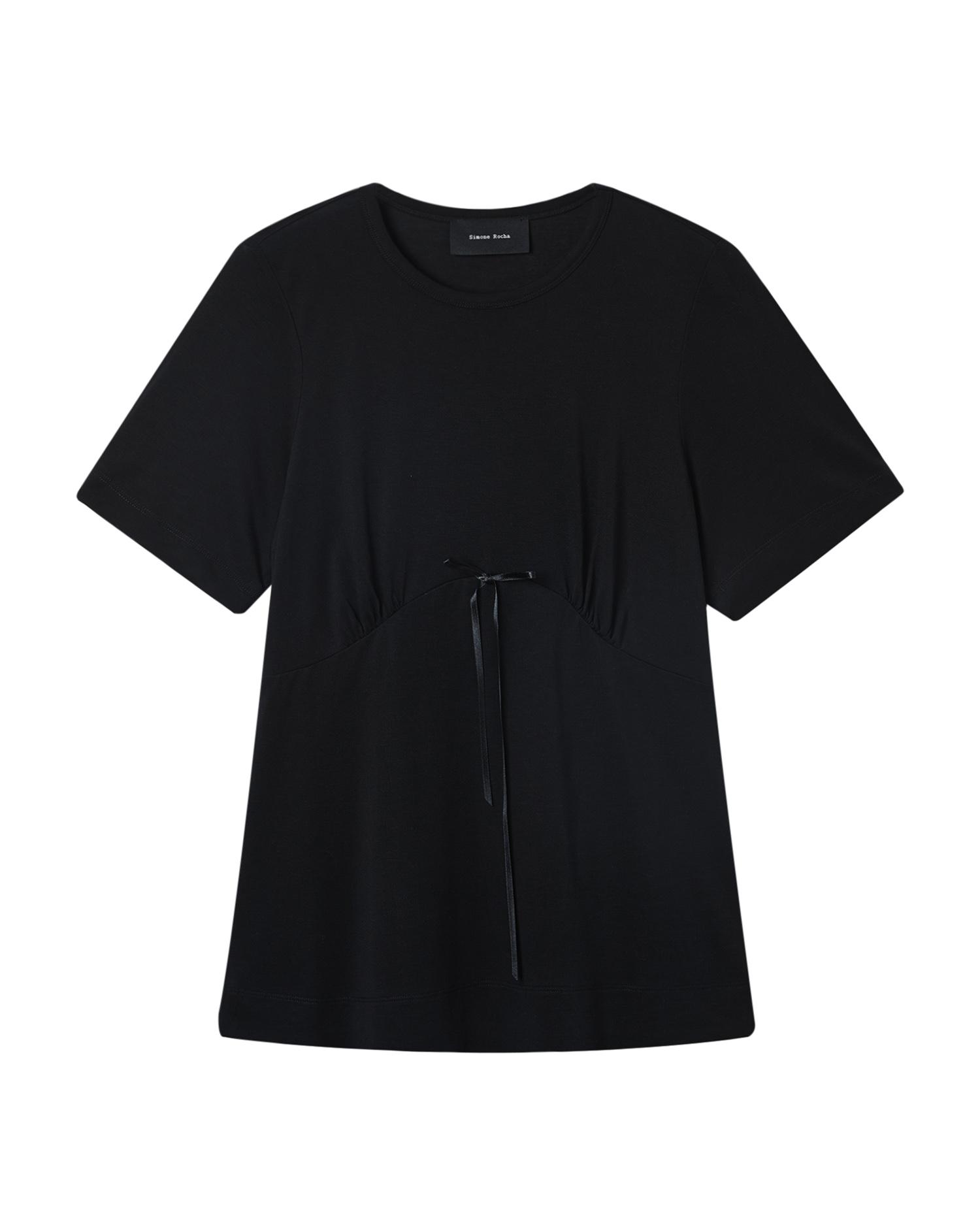 Gathered bust bow tee by SIMONE ROCHA