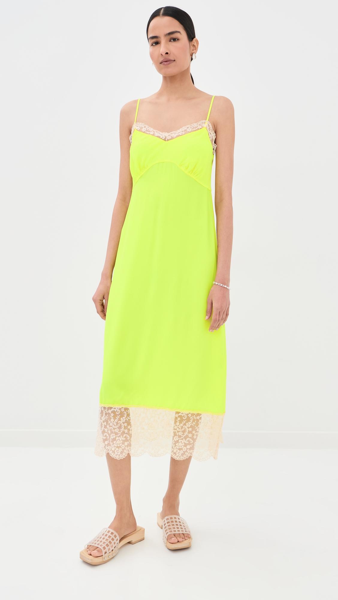 Lace Trim Slip Dress by SIMONE ROCHA