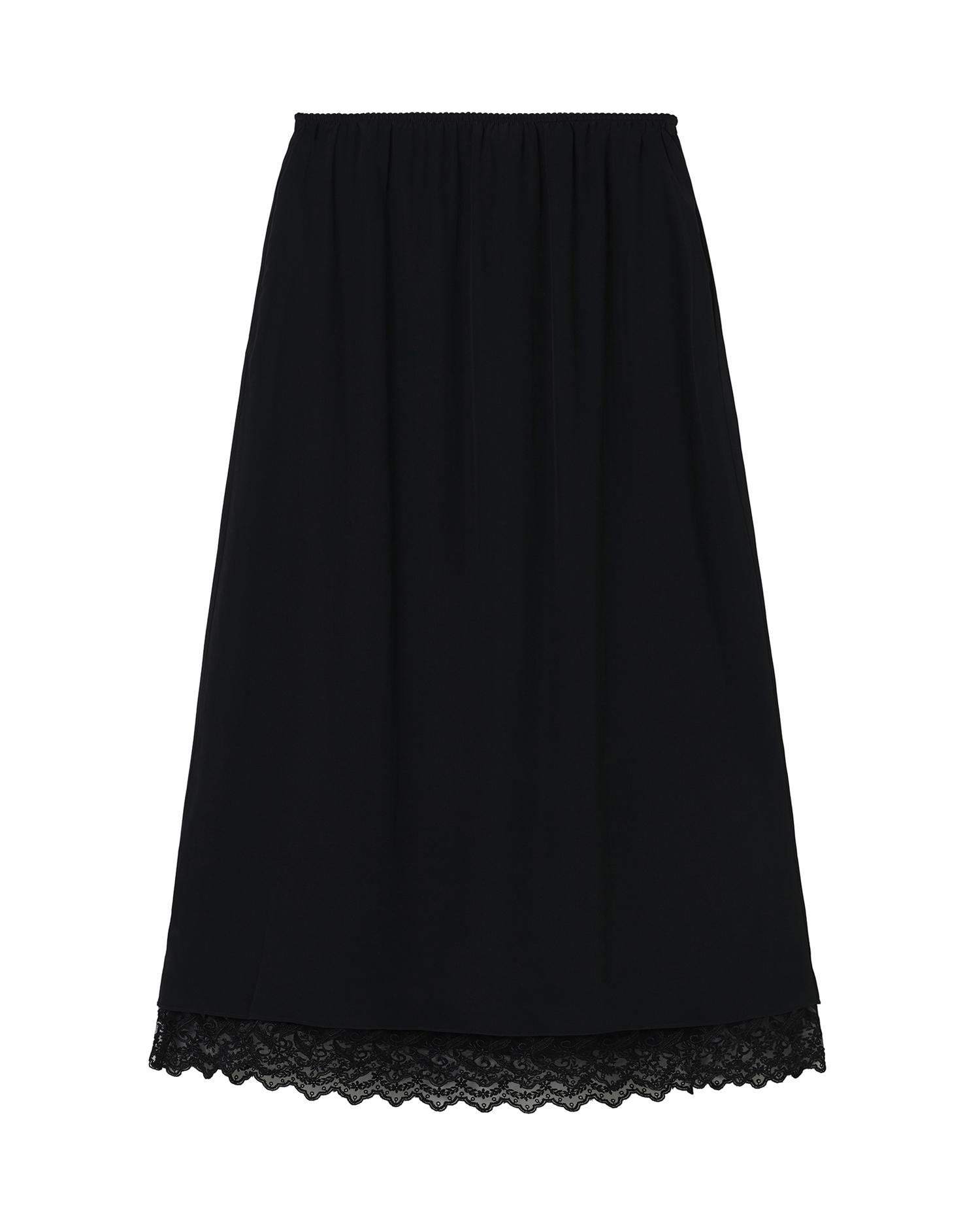 Lace trim negligee skirt by SIMONE ROCHA