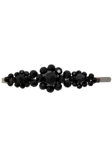 Large Flower crystal-embellished hair clip by SIMONE ROCHA