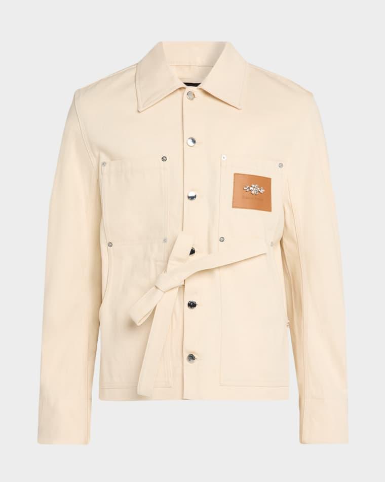 Men's Workwear Bow Front-Sash Jacket by SIMONE ROCHA