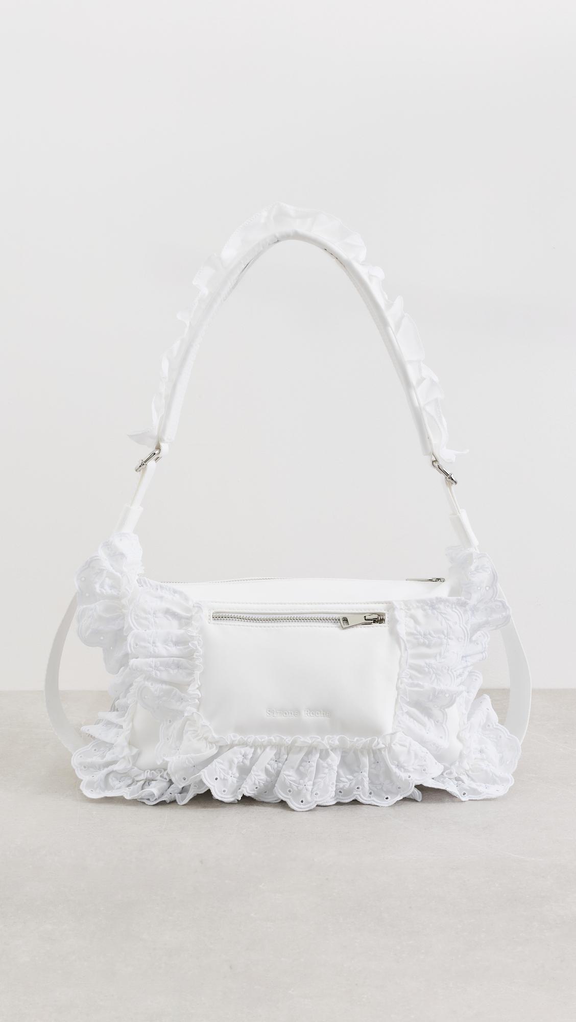 Pillowcase Shoulder Bag with Daisy by SIMONE ROCHA