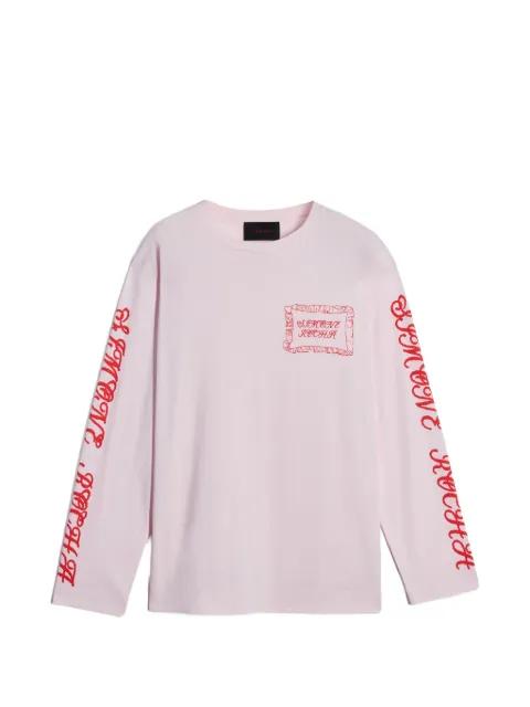 Pillowcase logo-print long-sleeved T-shirt by SIMONE ROCHA