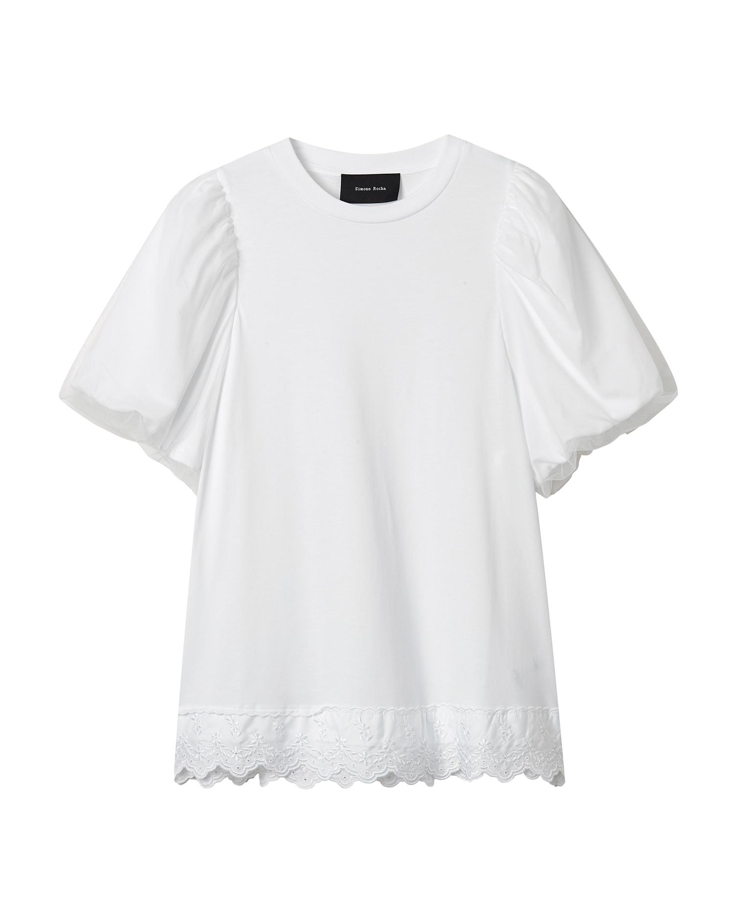 Puff sleeve tee by SIMONE ROCHA
