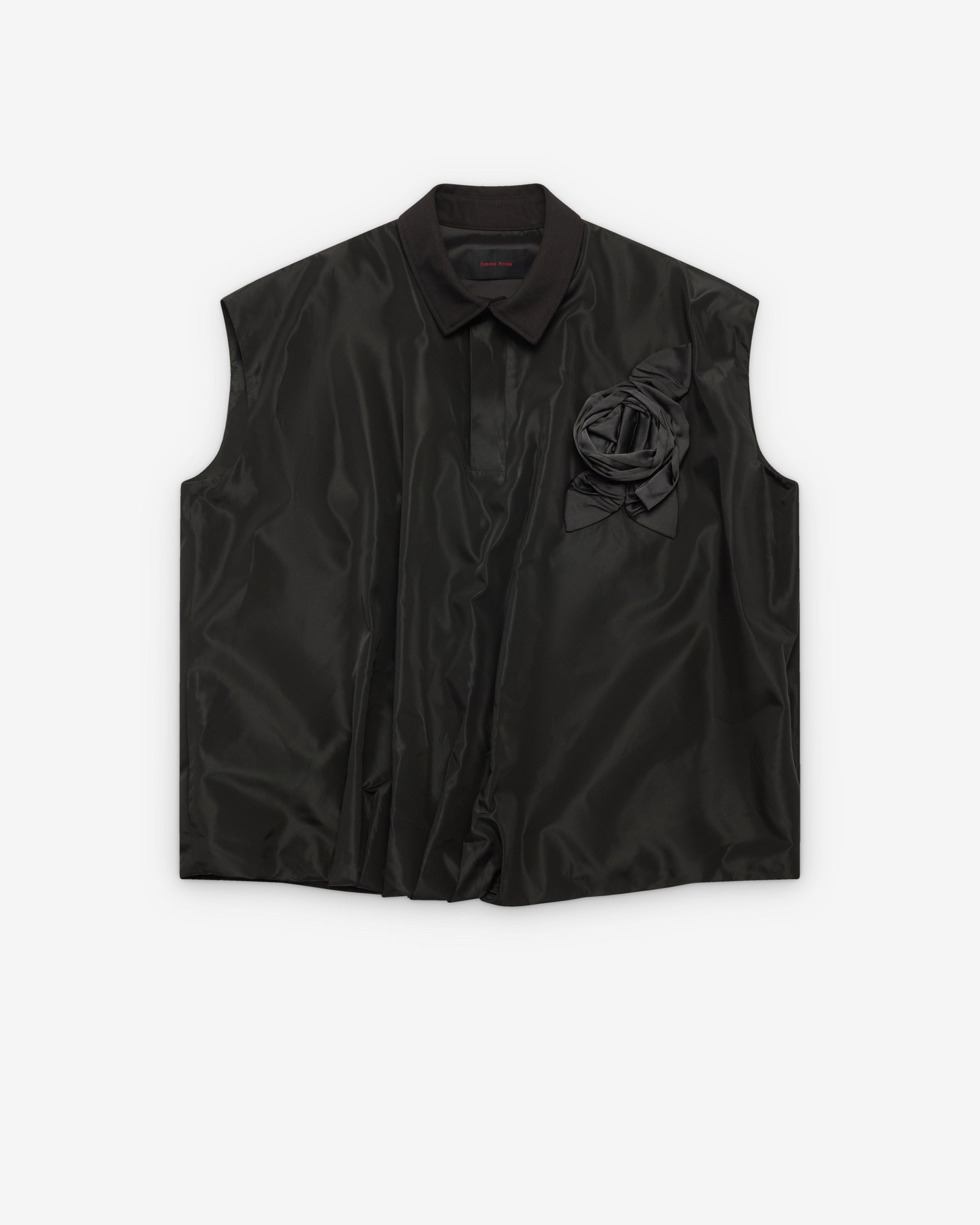 SIMONE ROCHA - Men's Pressed Roset Top - (Black) by SIMONE ROCHA