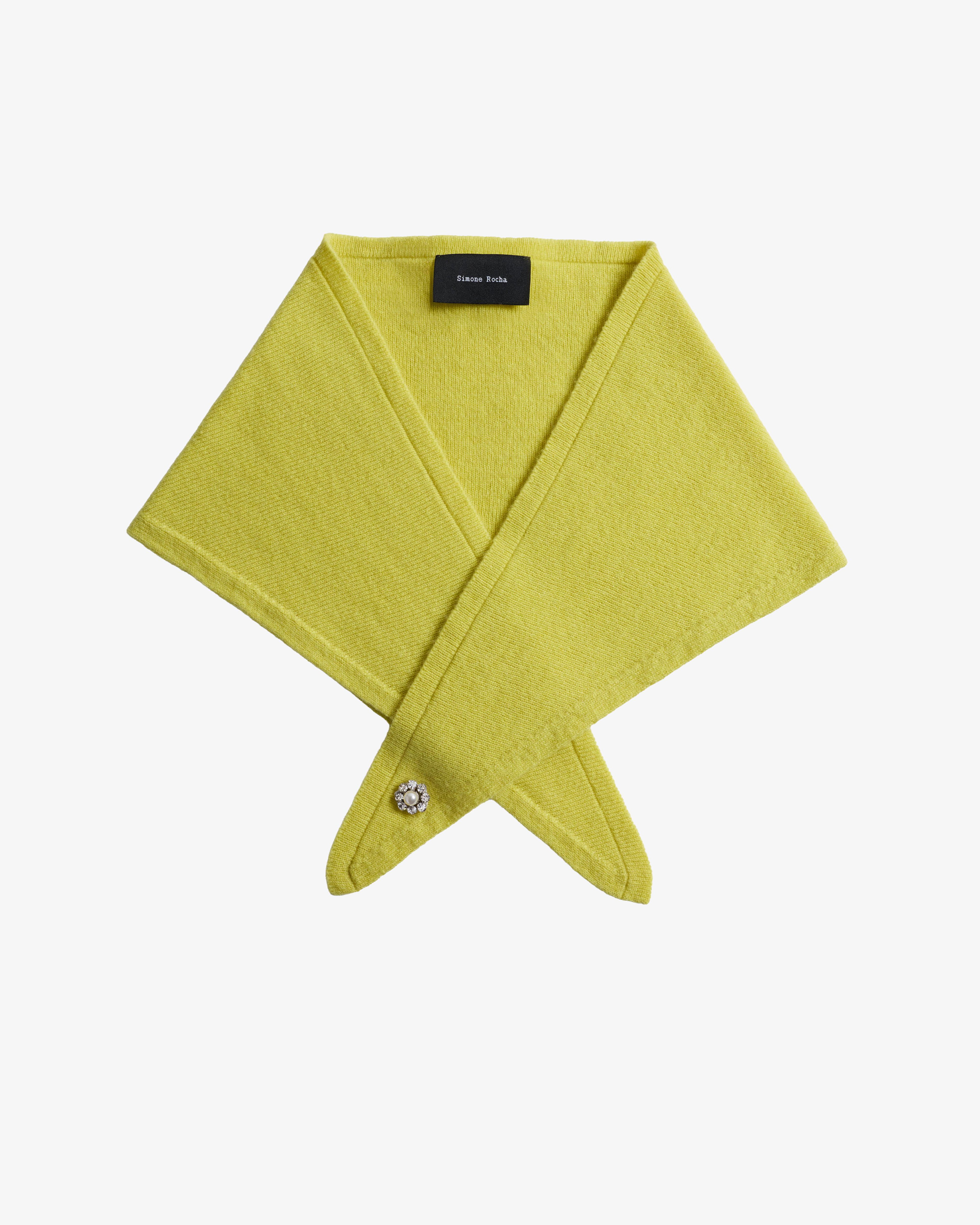 SIMONE ROCHA - Women's Cashmere Neckerchief - (Green) by SIMONE ROCHA