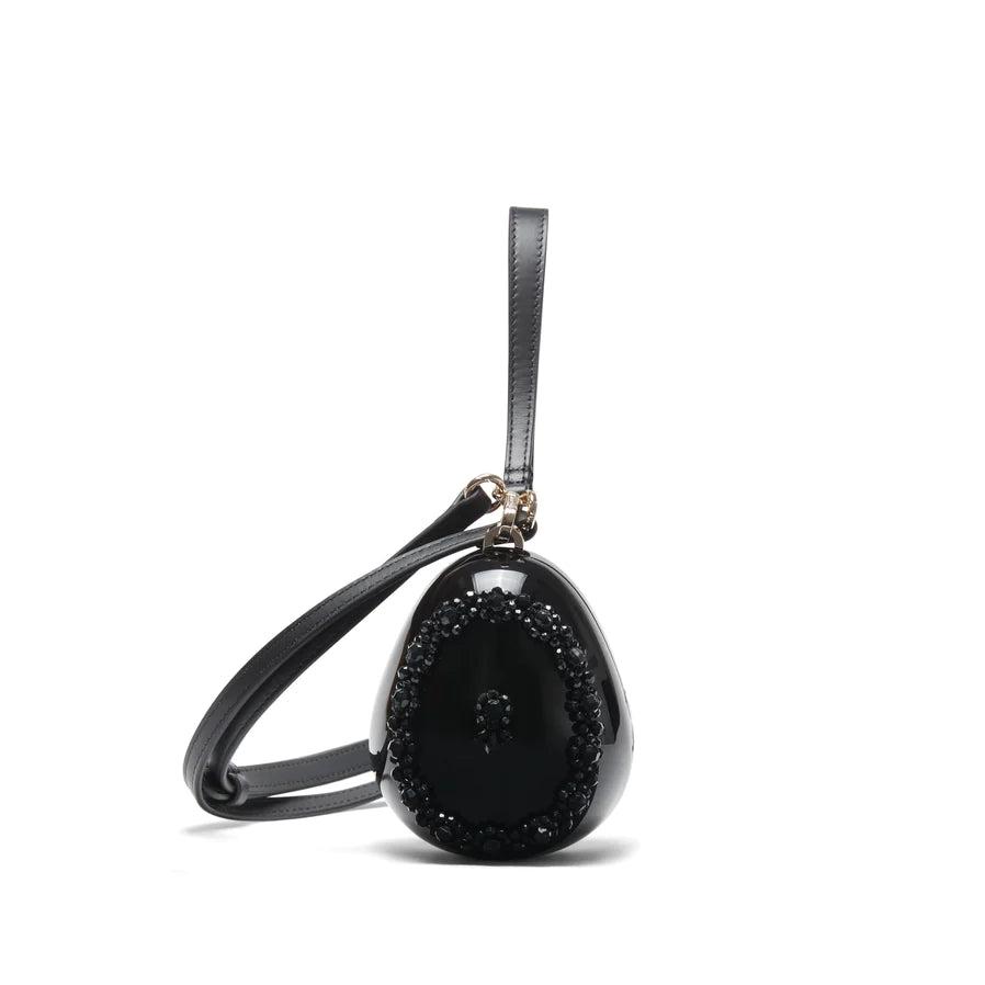 SIMONE ROCHA - Women's Embellished Egg Bag - (Black) by SIMONE ROCHA