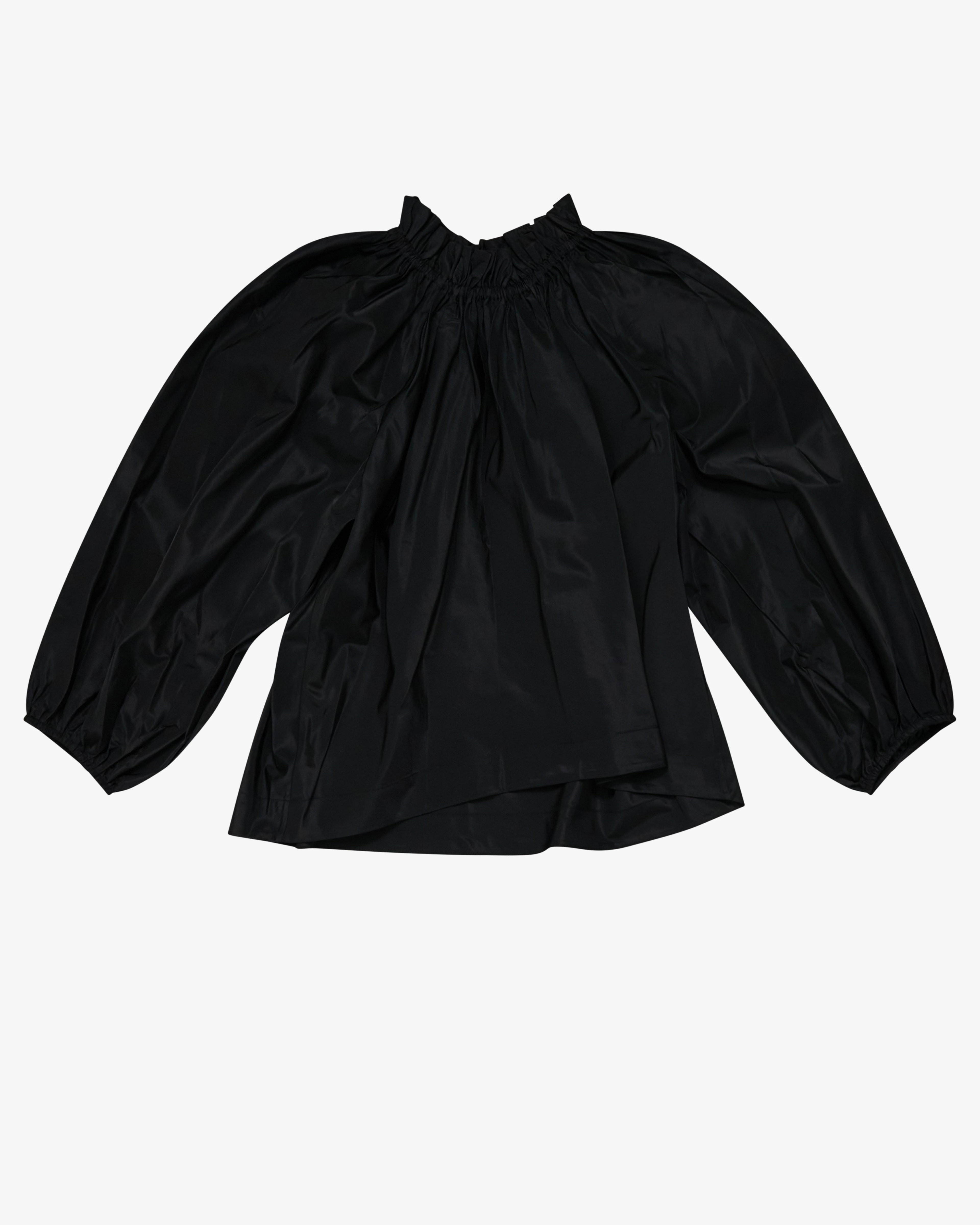 SIMONE ROCHA - Women's Ruched Billow Balloon Top - (Black) by SIMONE ROCHA