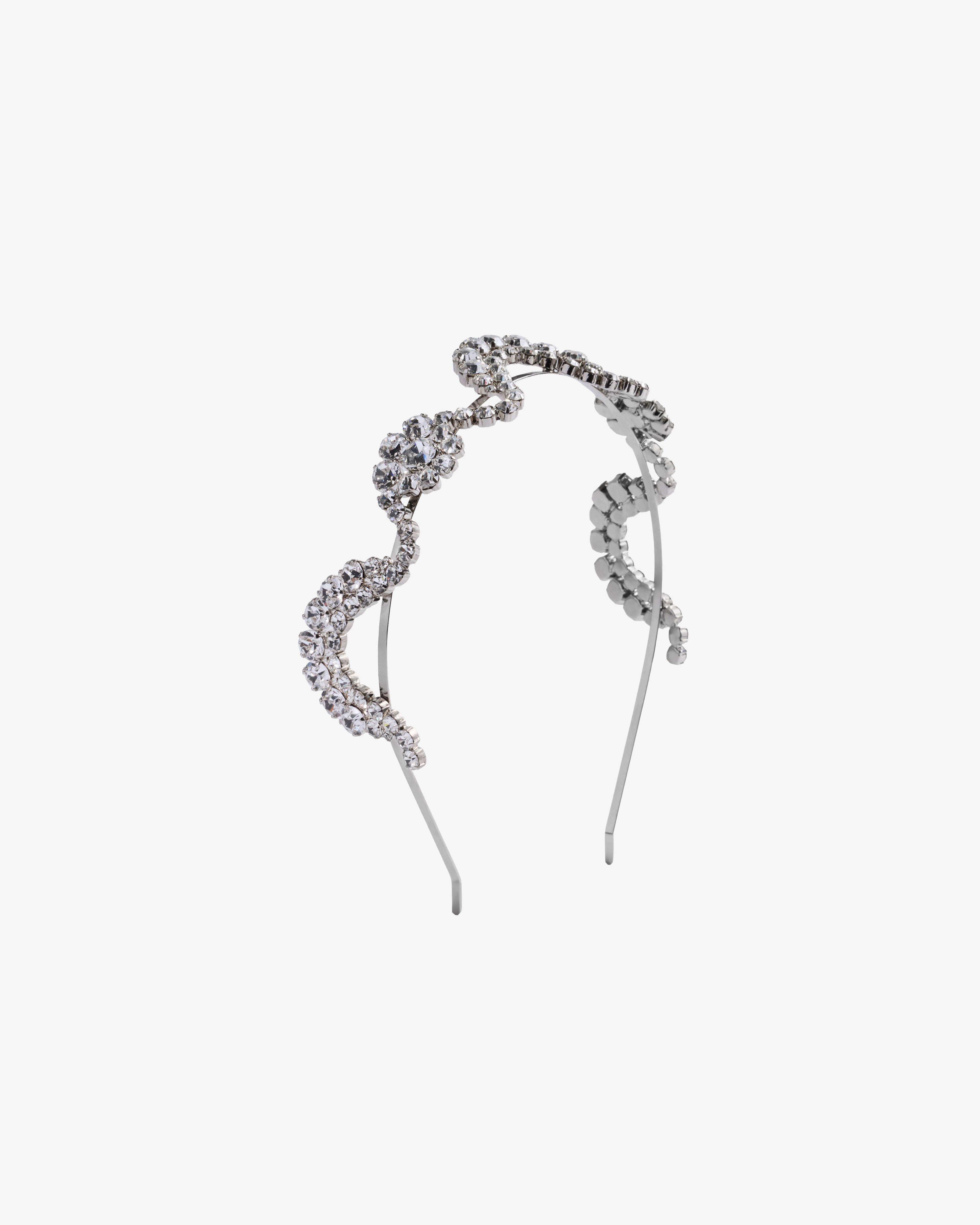 SIMONE ROCHA - Women's Scalloped Sepal Hairband - (Silver) by SIMONE ROCHA
