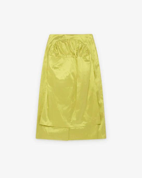SIMONE ROCHA - Women's Sculpted Bustle Skirt - (Green) by SIMONE ROCHA