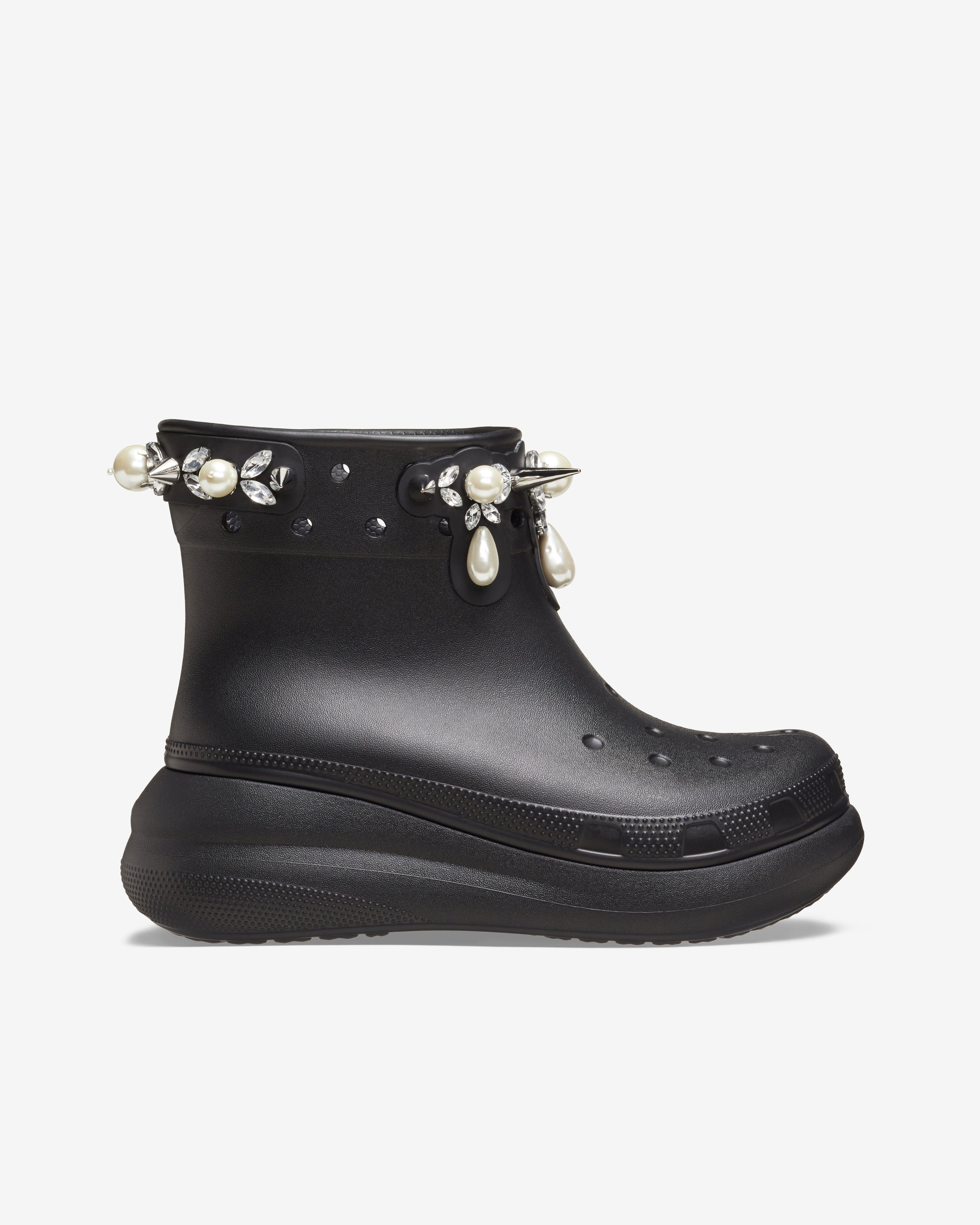 Simone Rocha - Crocs Crush Boot - (Black) by SIMONE ROCHA