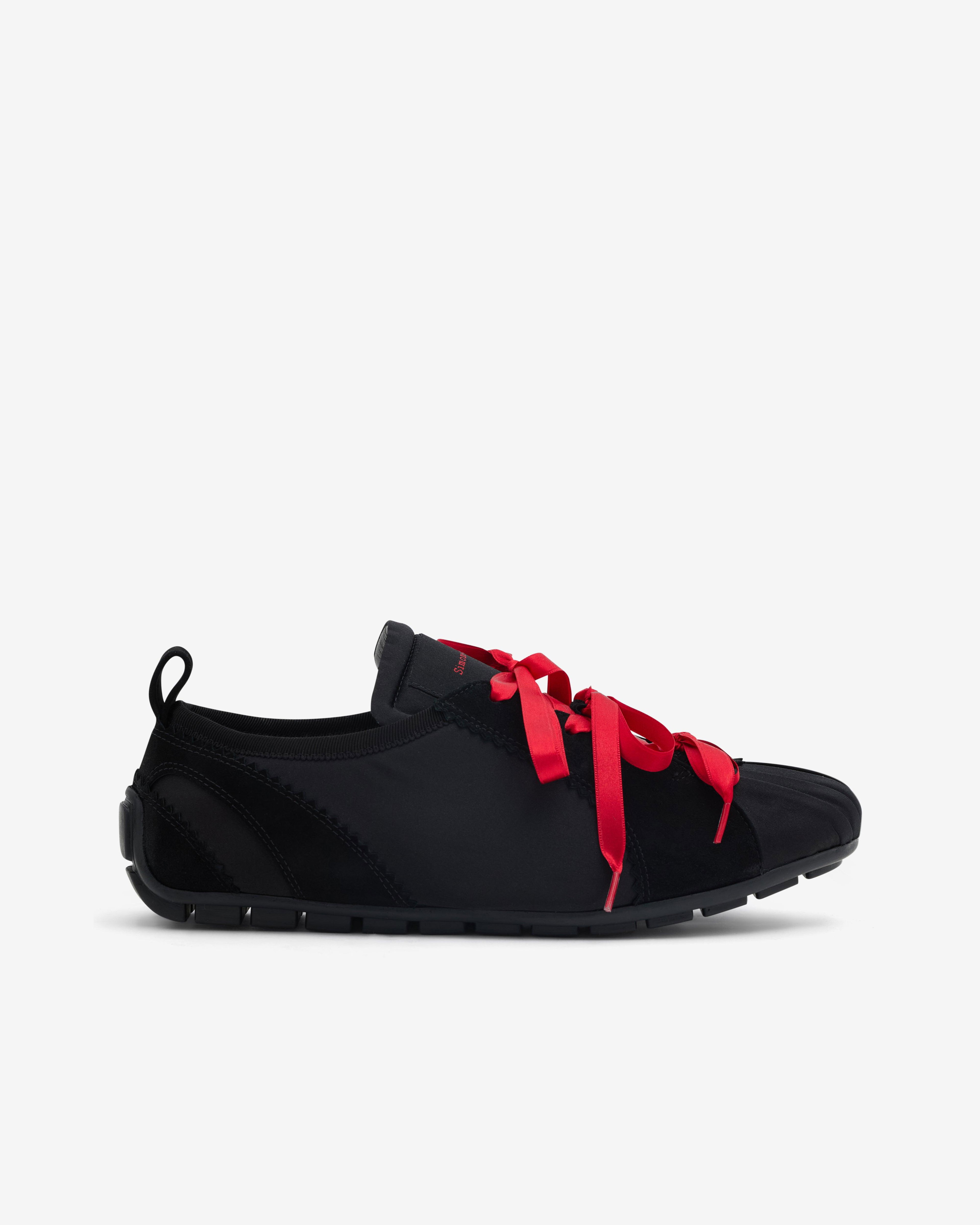 Simone Rocha - Men’s Ballerina Trainer - (Black/Red) by SIMONE ROCHA