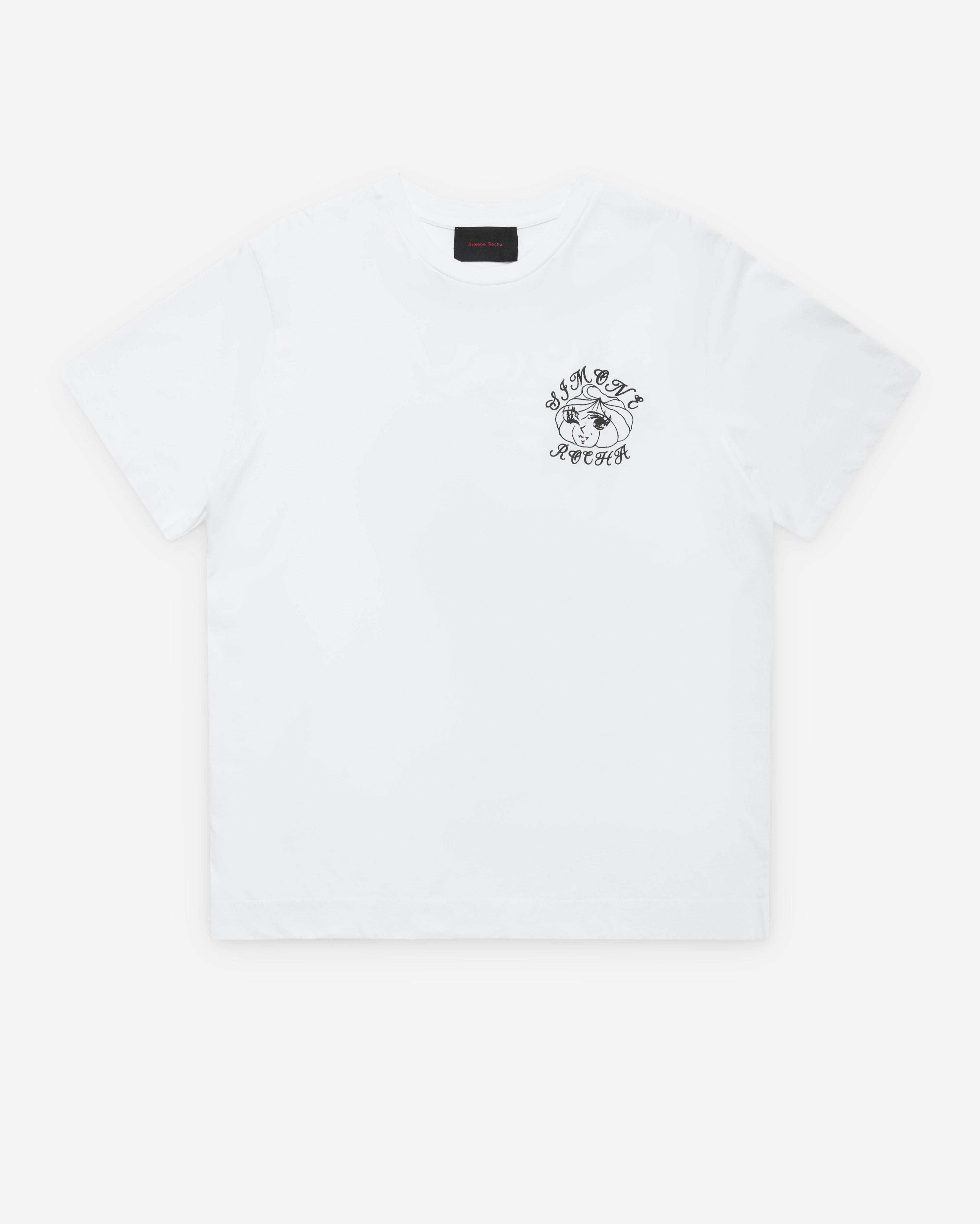 Simone Rocha - Men's Ming Ming T-Shirt - (White) by SIMONE ROCHA