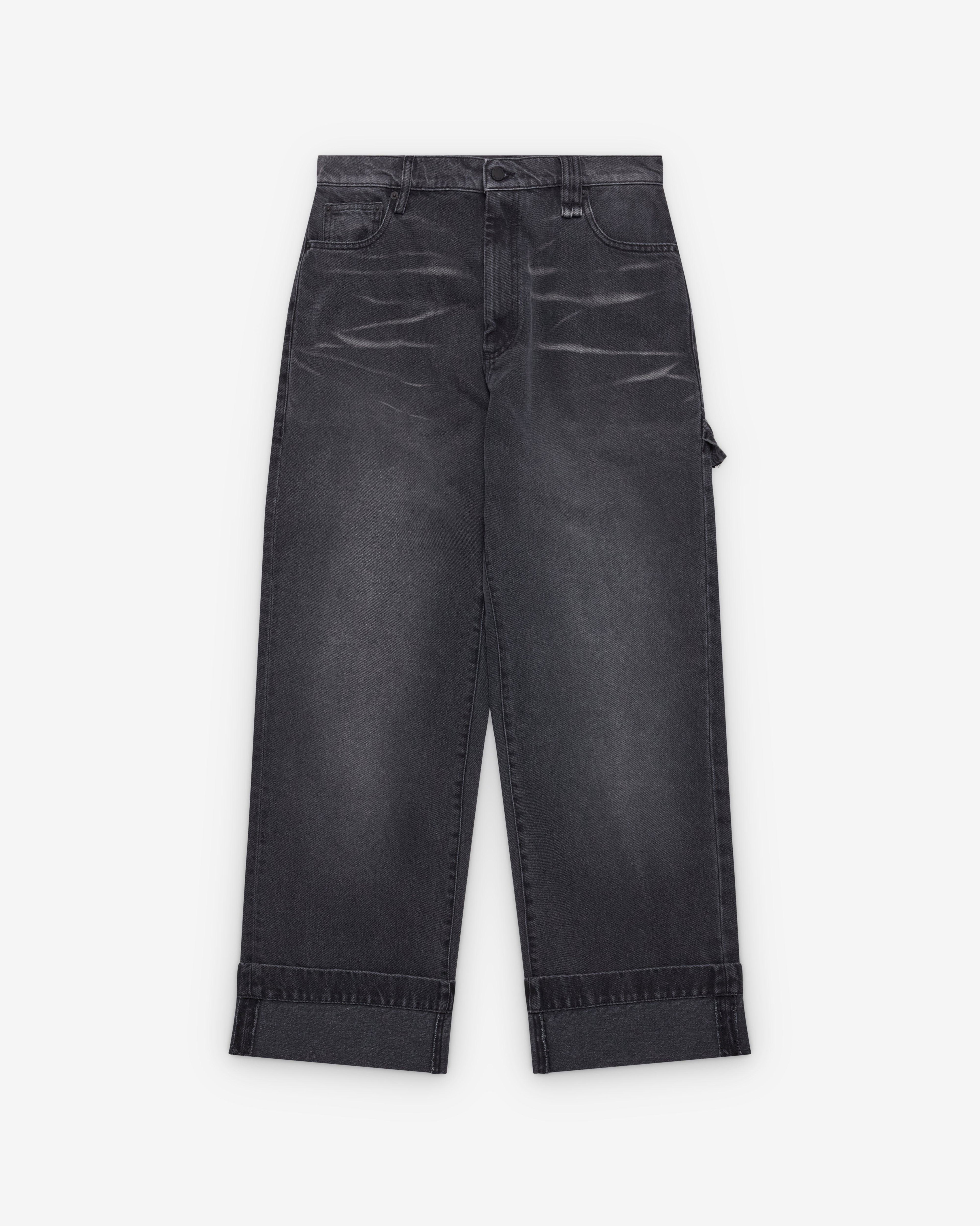 Simone Rocha - Men's Straight Leg Jeans - (Charcoal) by SIMONE ROCHA