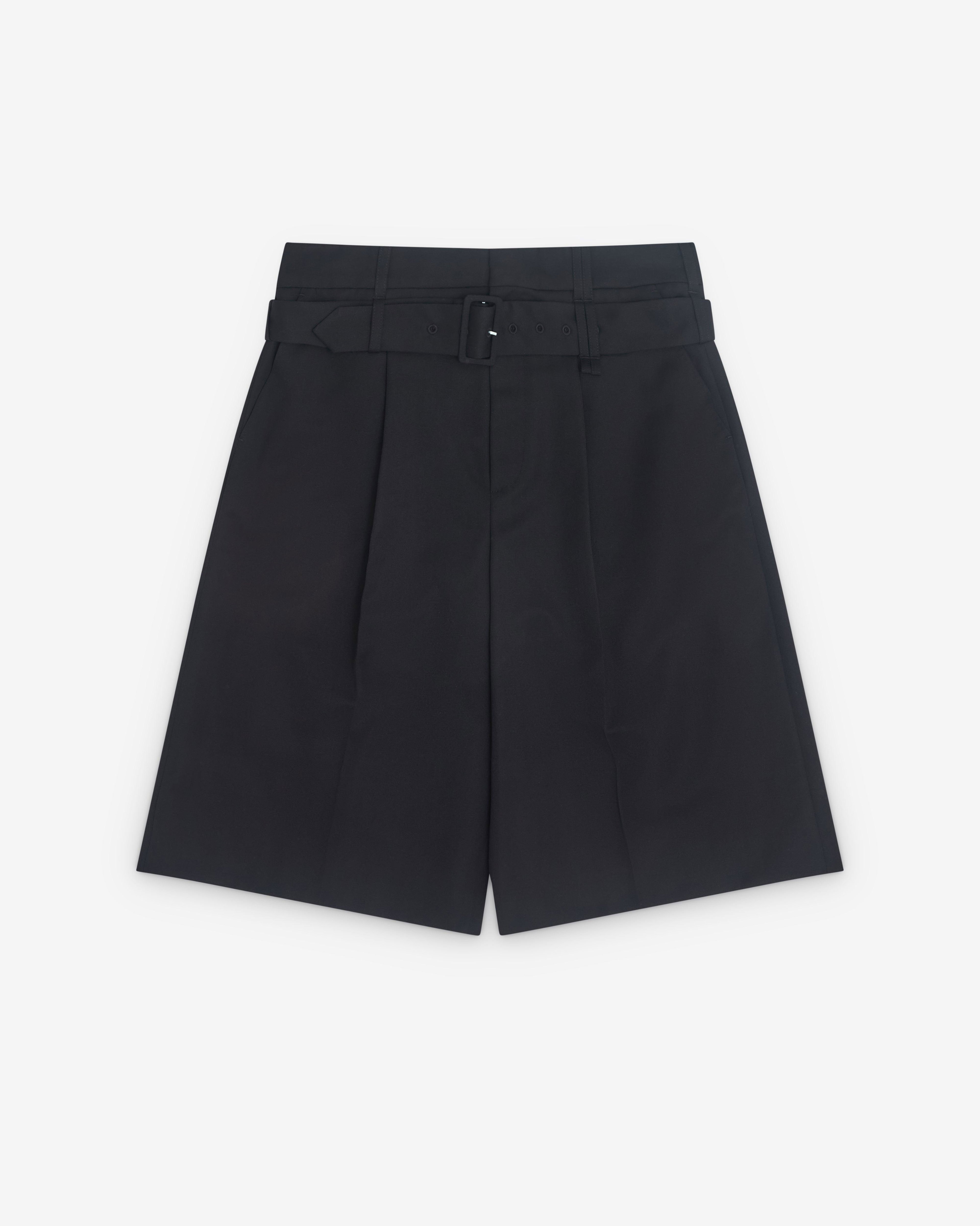 Simone Rocha - Men’s Wide Leg Shorts - (Black) by SIMONE ROCHA