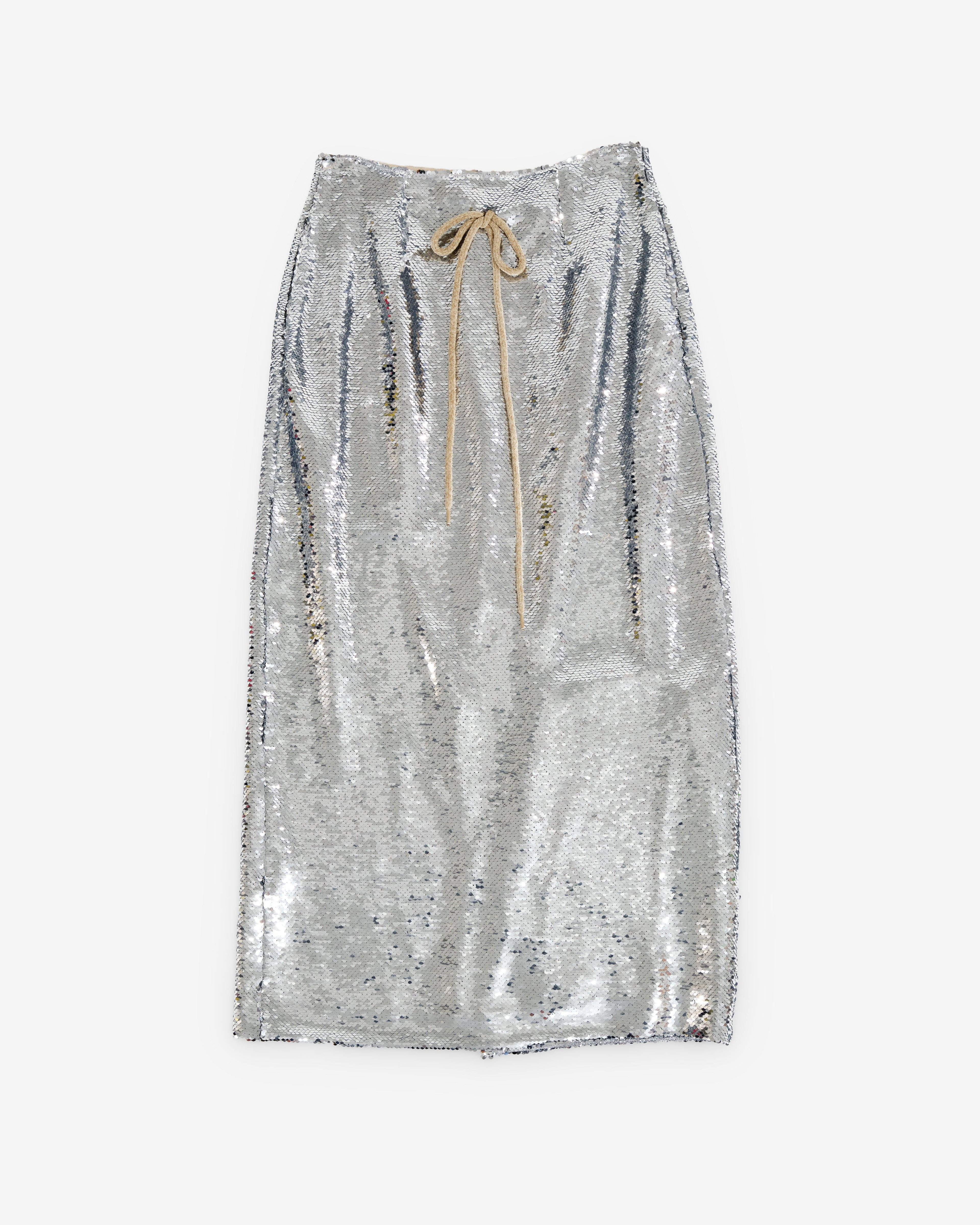 Simone Rocha - Women's Column Pencil Skirt - (Silver) by SIMONE ROCHA