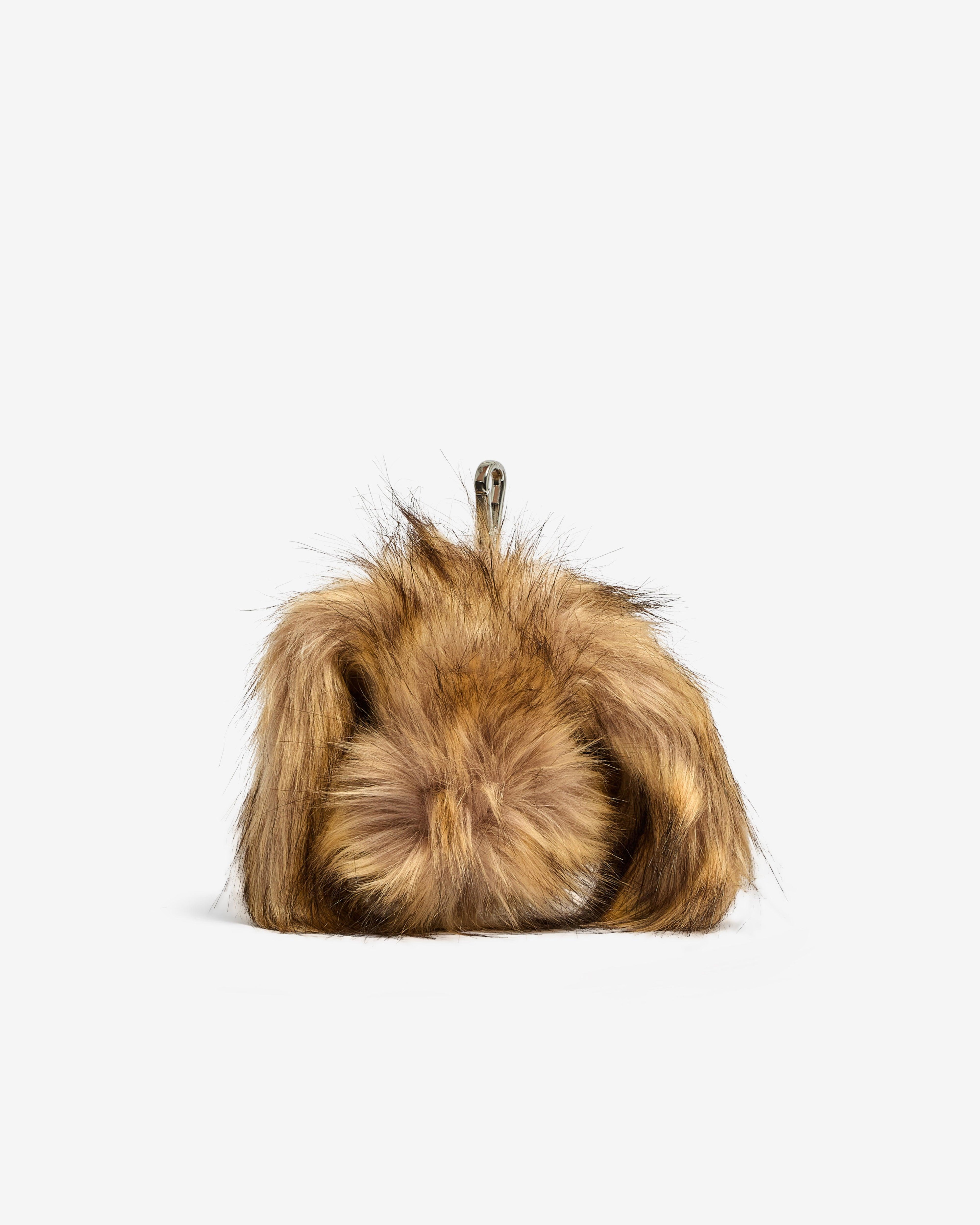 Simone Rocha - Women’s Faux Fur Hare Coin Purse Bag Charm - (Brown) by SIMONE ROCHA