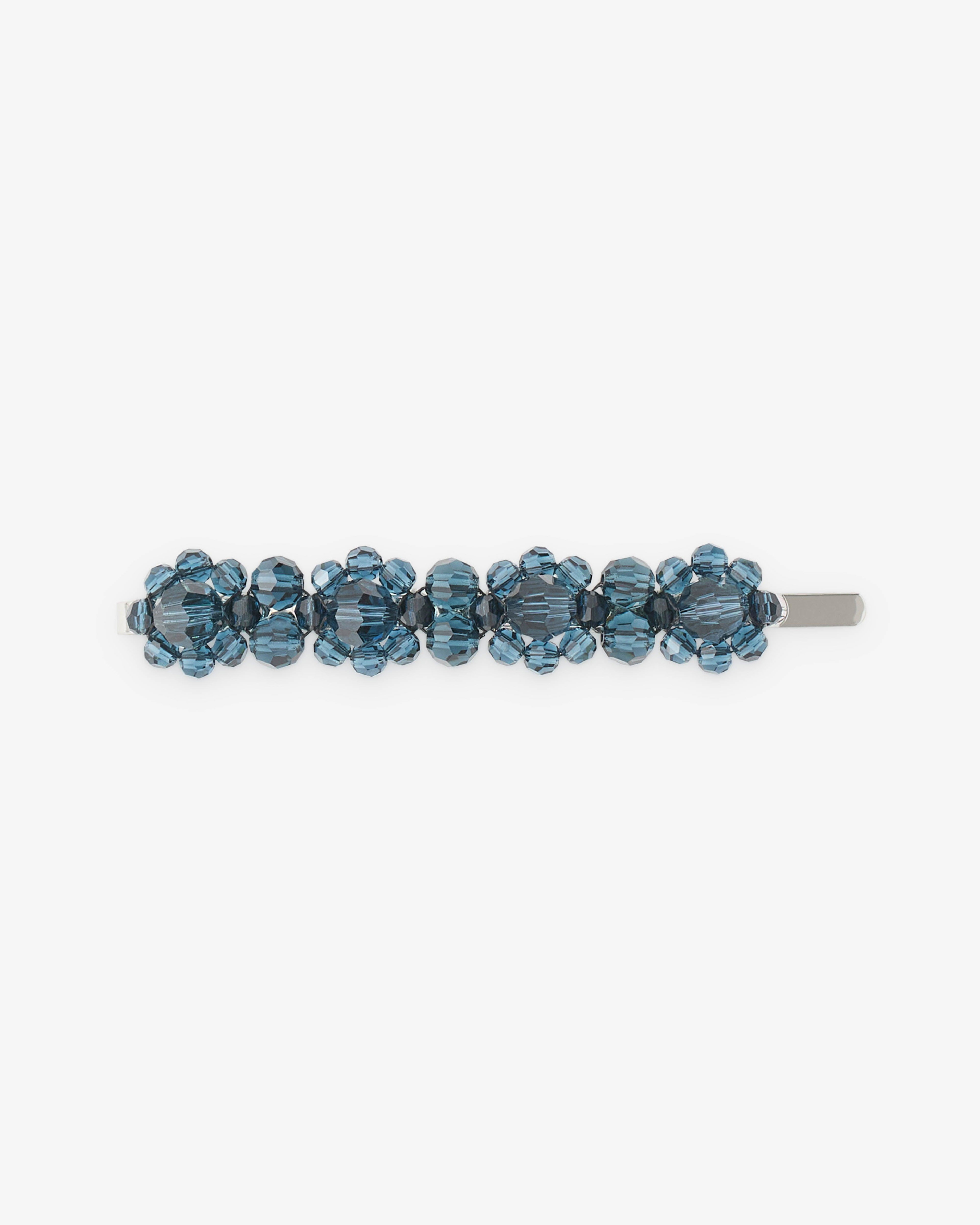 Simone Rocha - Women’s Flower Hair Clip - (Indigo) by SIMONE ROCHA