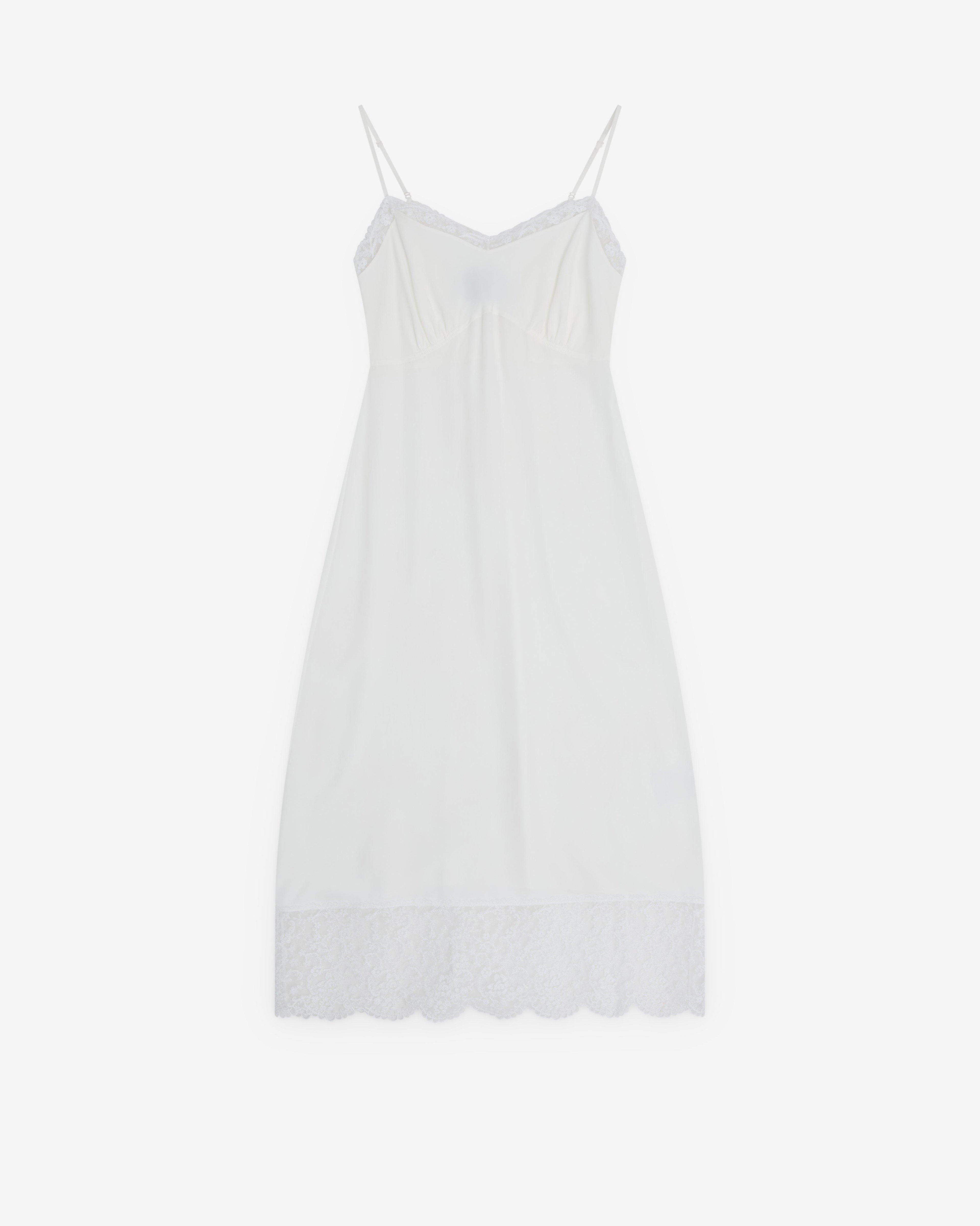 Simone Rocha - Women’s Lace Trim Slip Dress - (Ivory) by SIMONE ROCHA