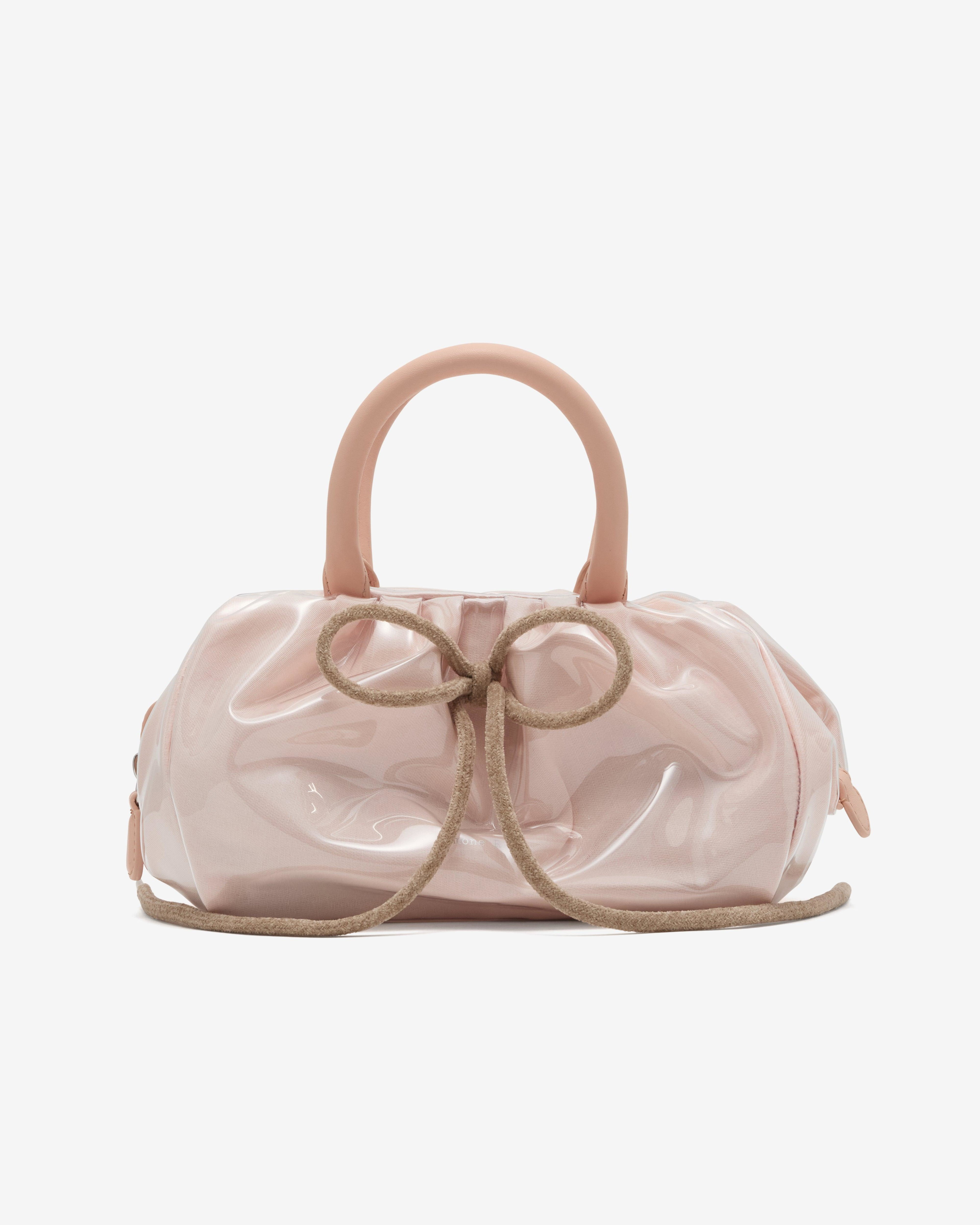 Simone Rocha - Women's Mini Gathered Top Handle Bag - (Clear/Taupe) by SIMONE ROCHA