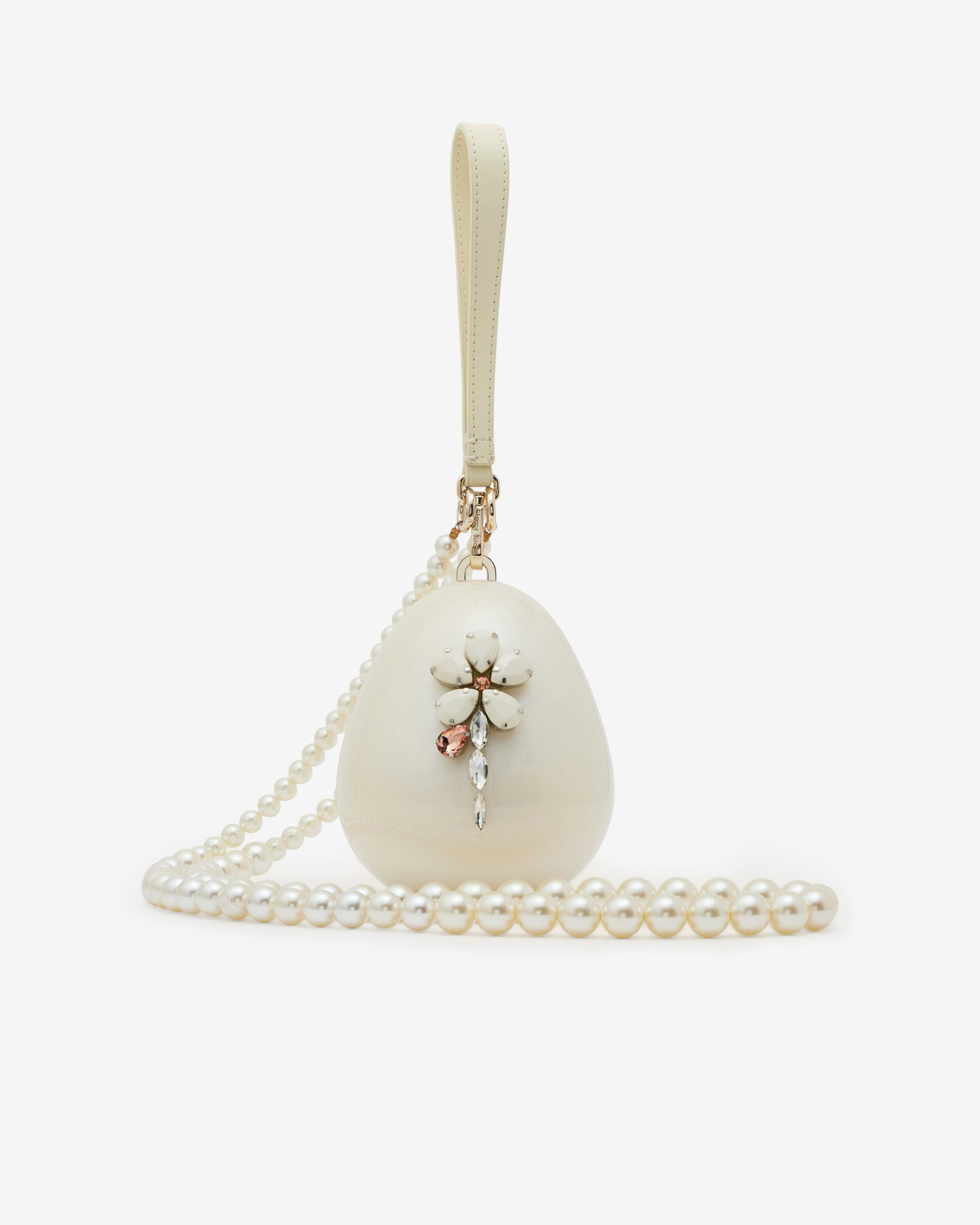 Simone Rocha - Women's Pearl Crossbody Micro Egg Bag - (Pearl) by SIMONE ROCHA