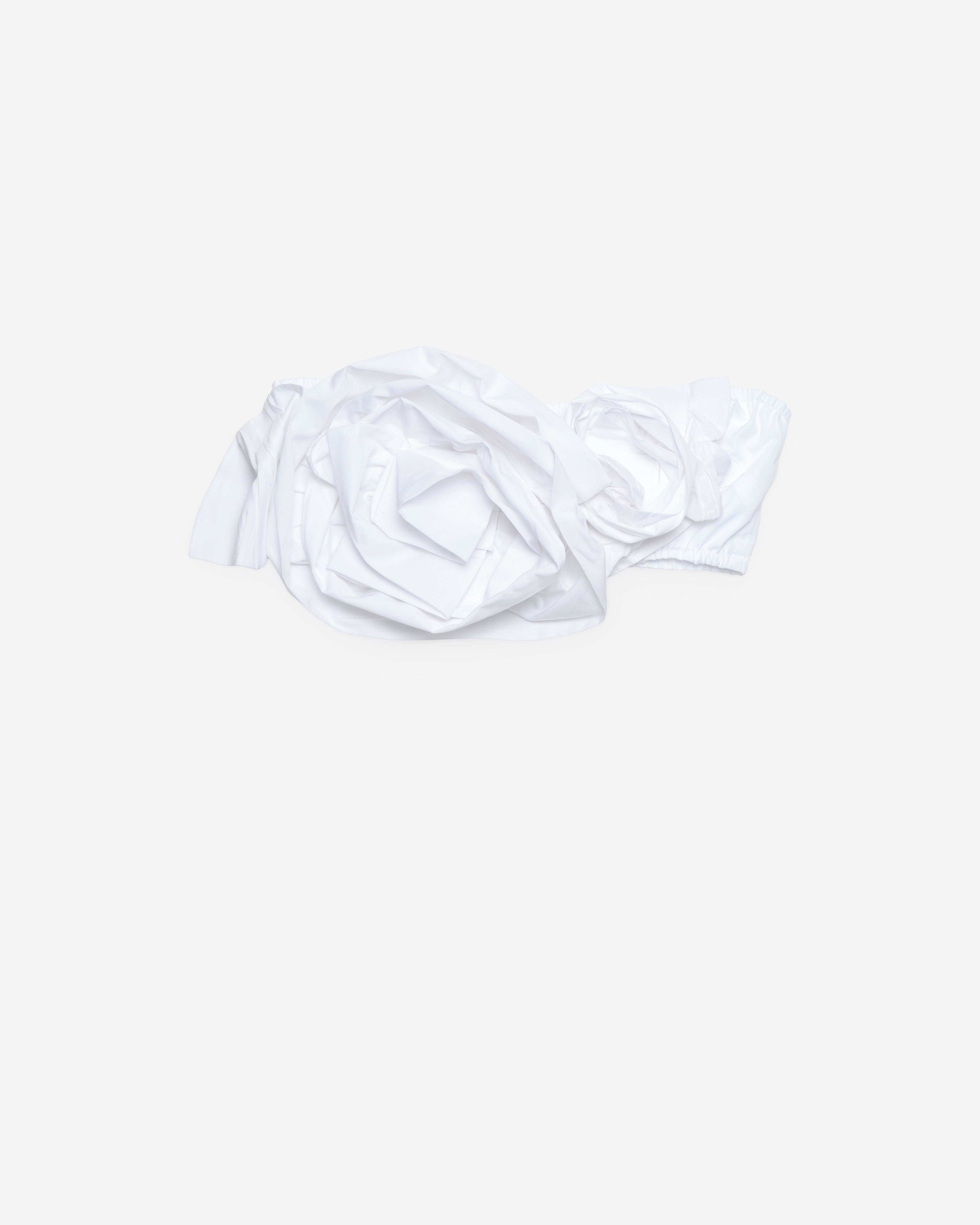 Simone Rocha - Women's Pressed Rosette Bouquet Top - (White) by SIMONE ROCHA