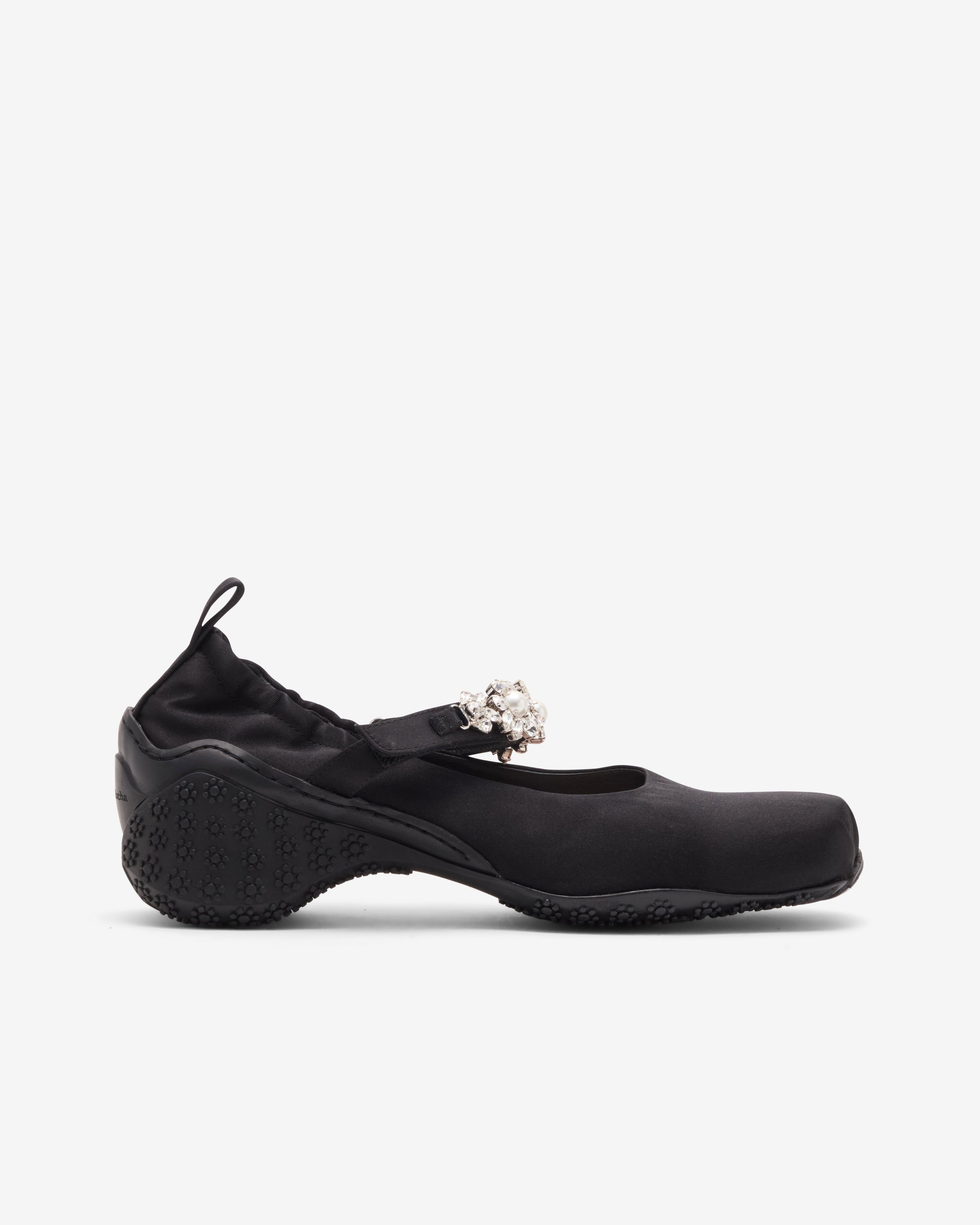 Simone Rocha - Women's Turbo Embellished Ballet Runner - (Black) by SIMONE ROCHA
