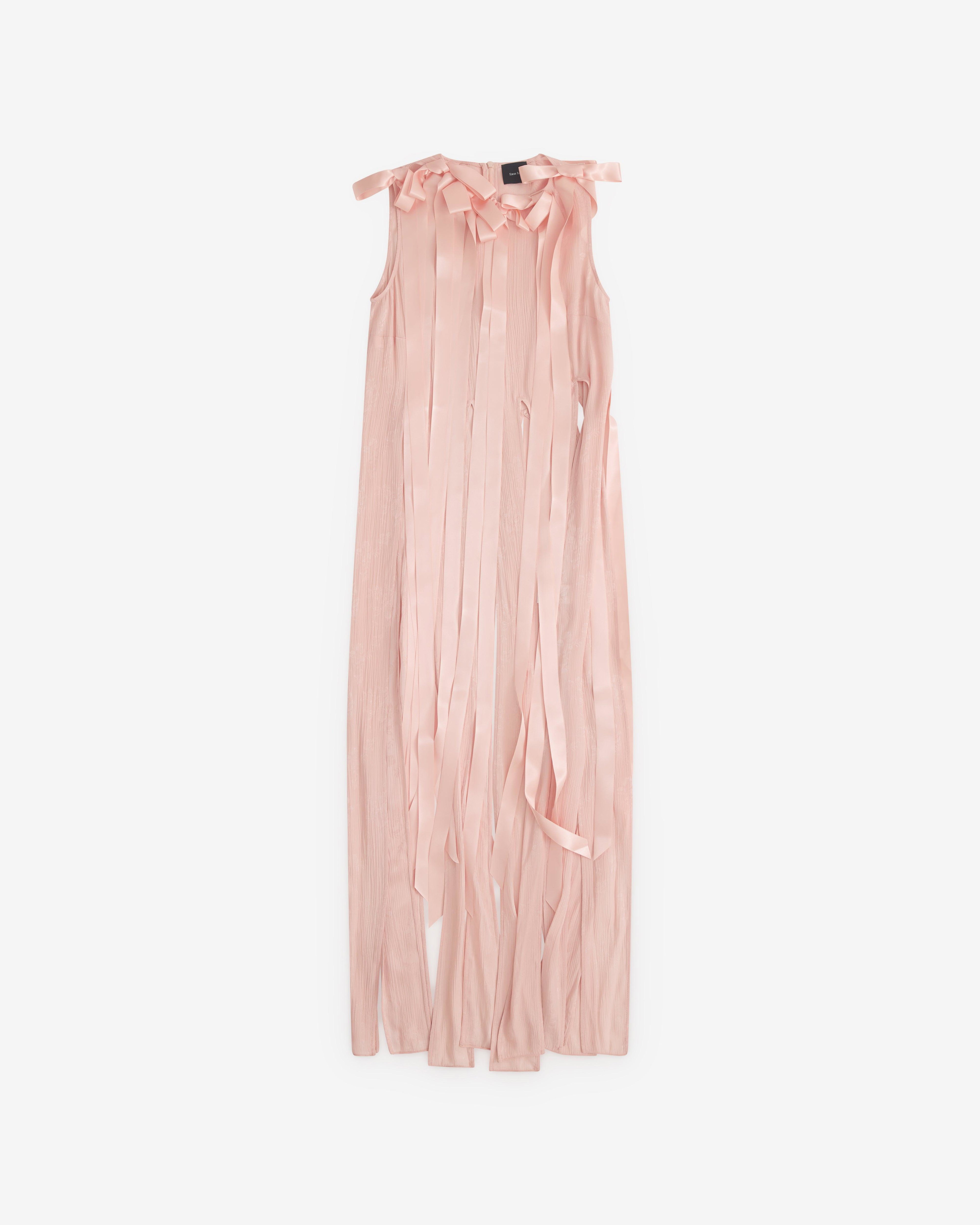 Simone Rocha - Women’s Unbounded Ribbon Dress - (Blush) by SIMONE ROCHA