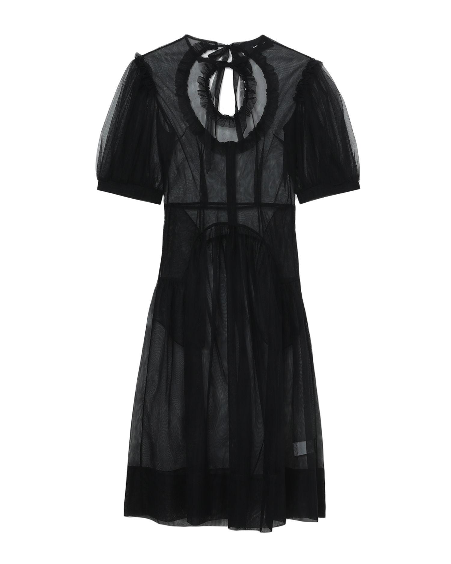 Tie-neck midi dress by SIMONE ROCHA