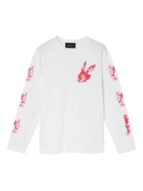 Tortoise & Hare long-sleeve T-shirt by SIMONE ROCHA