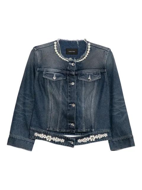 Turbo denim jacket by SIMONE ROCHA