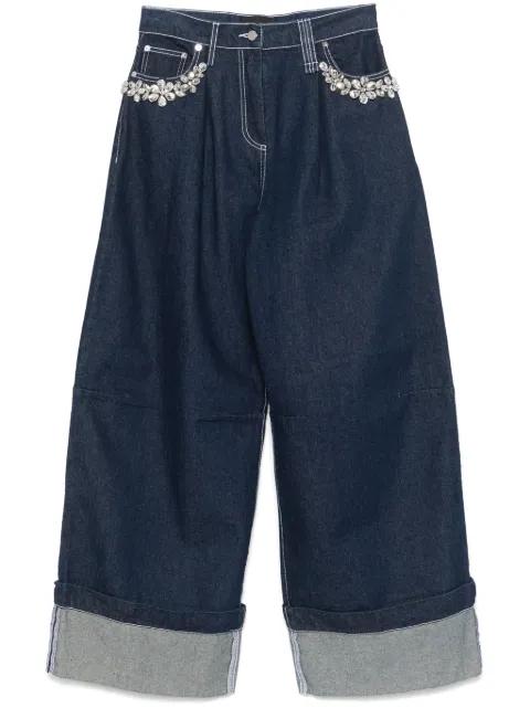Wide Puddle jeans by SIMONE ROCHA