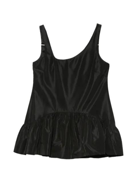 asymmetric-neck ruffled top by SIMONE ROCHA