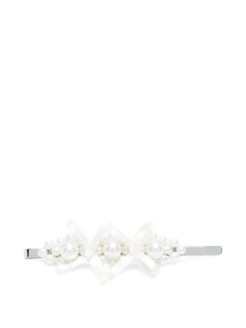 bow-embellished hair clip by SIMONE ROCHA