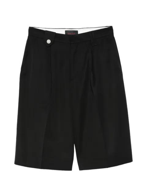 button pleated shorts by SIMONE ROCHA