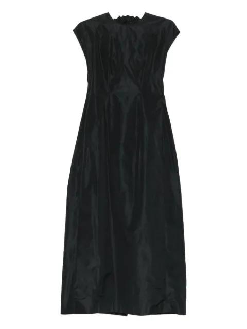 cap-sleeve taffeta dress by SIMONE ROCHA