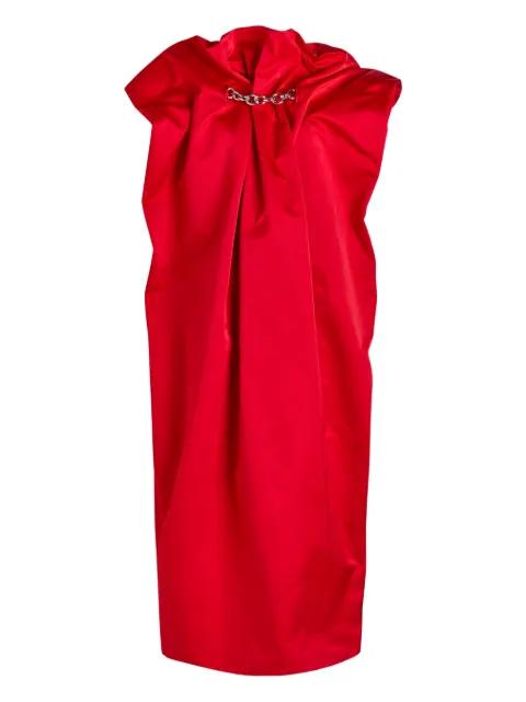 chain-detail draped dress by SIMONE ROCHA