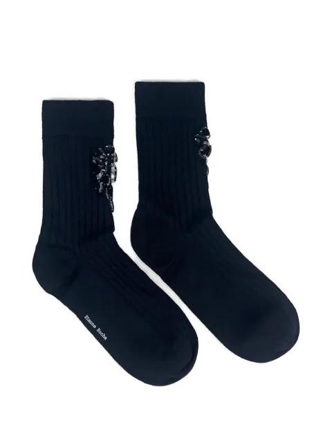 crystal-embellished Poppy socks by SIMONE ROCHA