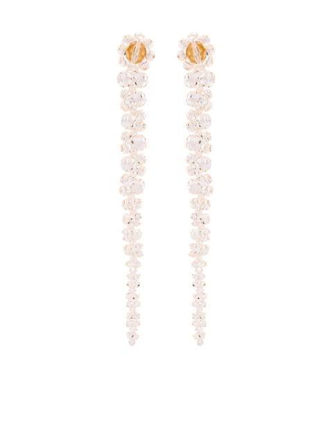 crystal-embellished dangle earrings by SIMONE ROCHA