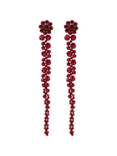 crystal-embellished drop earrings by SIMONE ROCHA