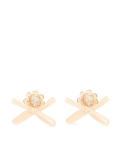 crystal-embellished earrings by SIMONE ROCHA