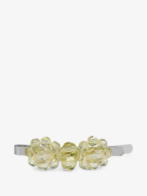 crystal-embellished hair clip by SIMONE ROCHA