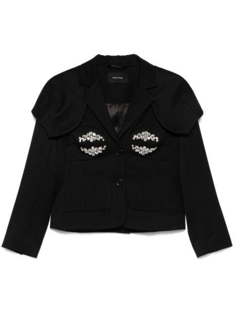 crystal-embellished jacket by SIMONE ROCHA