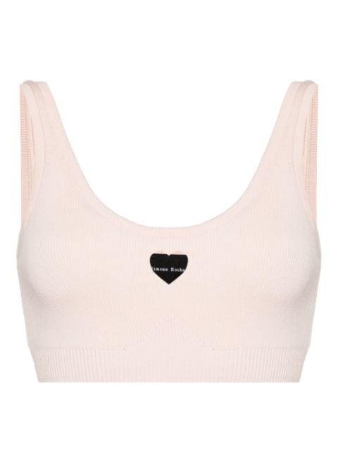 cut-out heart knitted top by SIMONE ROCHA