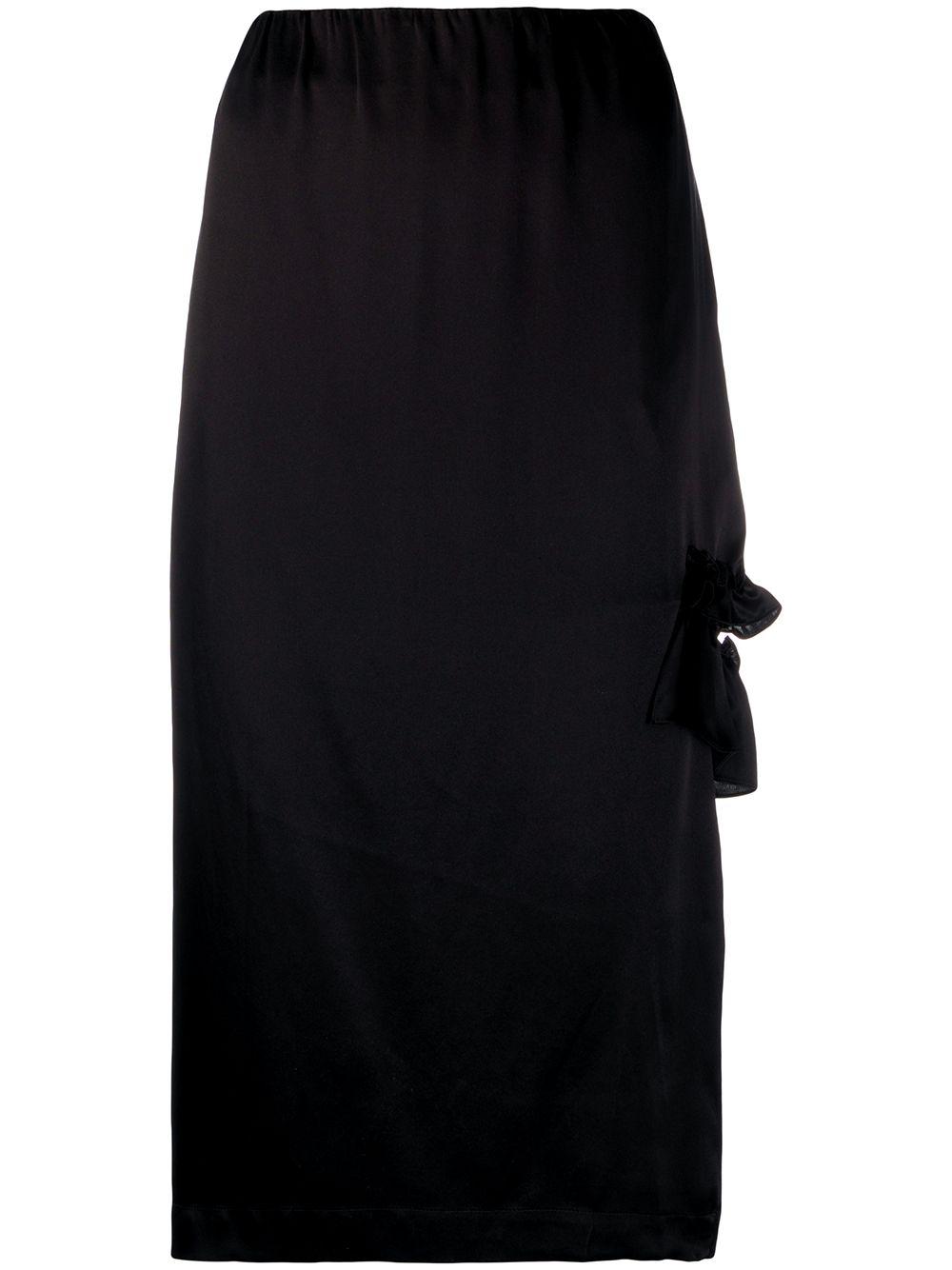 cut-out ruffle detail skirt by SIMONE ROCHA