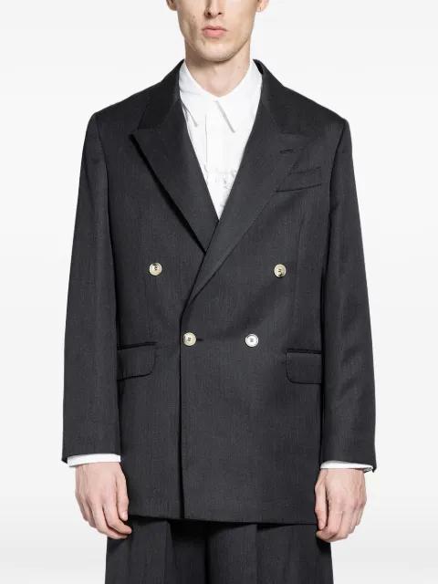 daisy-embroidered double-breasted blazer by SIMONE ROCHA