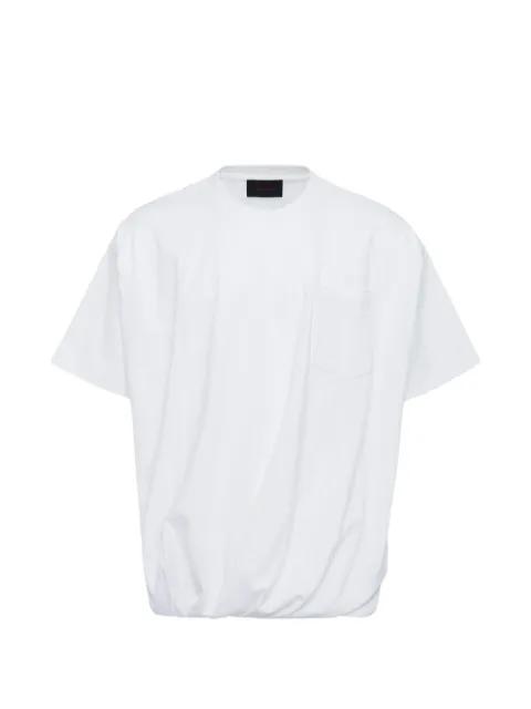 draped bubble hem T-shirt by SIMONE ROCHA