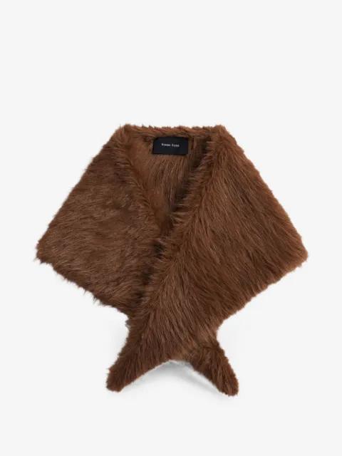embellished faux-fur neckerchief by SIMONE ROCHA